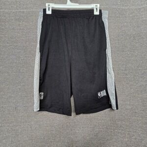NBA Mens Basketball Shorts Black Grey Elephant Print Athletic Size Medium